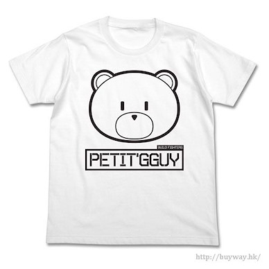 機動戰士高達系列 (細碼)「Petit'GGuy」白色 T-Shirt Petit'GGuy T-Shirt / WHITE-S【Mobile Suit Gundam Series】