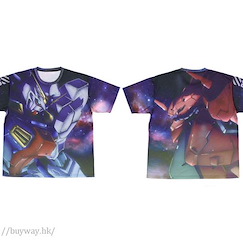 機動戰士高達系列 (加大)「Tristan + Zaku III」T-Shirt Twilight AXIS Double-sided Full Graphic T-Shirt / XL【Mobile Suit Gundam Series】