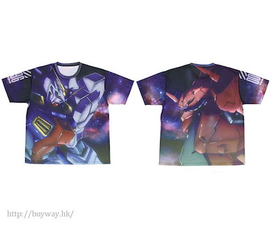機動戰士高達系列 (加大)「Tristan + Zaku III」T-Shirt Twilight AXIS Double-sided Full Graphic T-Shirt / XL【Mobile Suit Gundam Series】
