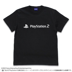 PlayStation (中碼)「PlayStation 2」黑色 T-Shirt T-Shirt for PlayStation 2 /BLACK-M【PlayStation】