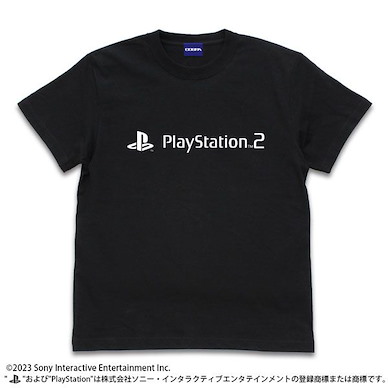 PlayStation (中碼)「PlayStation 2」黑色 T-Shirt T-Shirt for PlayStation 2 /BLACK-M【PlayStation】