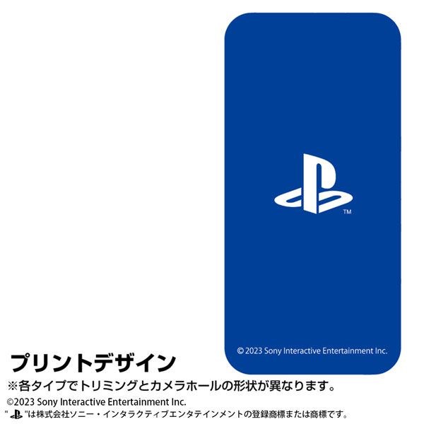 PlayStation : 日版 「PlayStation」Logo 藍色 iPhone [12, 12Pro] 強化玻璃 手機殼