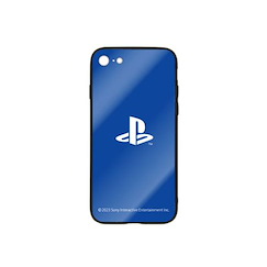 PlayStation : 日版 「PlayStation」Logo 藍色 iPhone [7, 8, SE] (第2代) 強化玻璃 手機殼