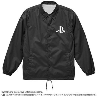 PlayStation (細碼)「PlayStation」黑色 外套 Coach Jacket for PlayStation/BLACK-S【PlayStation】