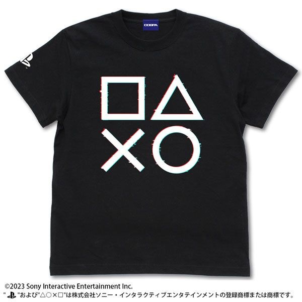 PlayStation : 日版 (大碼)「△○×□」黑色 T-Shirt