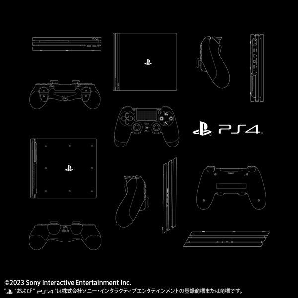 PlayStation : 日版 (細碼)「PlayStation4」黑色 T-Shirt