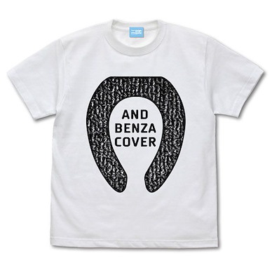光守望的坡道 (大碼)「馬桶蓋子」白色 T-Shirt AND BENZA COVER T-Shirt /WHITE-L【Clannad】