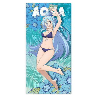 為美好的世界獻上祝福！ 「阿克婭」水著 120cm 大毛巾 KonoSuba 3 New Illustration Aqua Swimsuit Ver. 120cm Big Towel【KonoSuba: God's Blessing on This Wonderful World!】