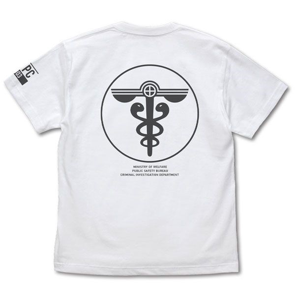 PSYCHO-PASS 心靈判官 : 日版 (大碼) 劇場版 PSYCHO-PASS 心靈判官 PROVIDENCE 公安局 Ver. 2.0 白色 T-Shirt