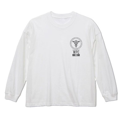 PSYCHO-PASS 心靈判官 (加大) 劇場版 PSYCHO-PASS 心靈判官 PROVIDENCE 公安局 寬鬆 長袖 白色 T-Shirt "PROVIDENCE" Public Safety Bureau Big Silhouette Long Sleeve T-Shirt /WHITE-XL【Psycho-Pass】