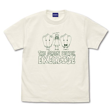 我推的孩子 (大碼)「有馬加奈」青椒體操 香草白 T-Shirt Bell Pepper Exercise T-Shirt /VANILLA WHITE-L【Oshi no Ko】