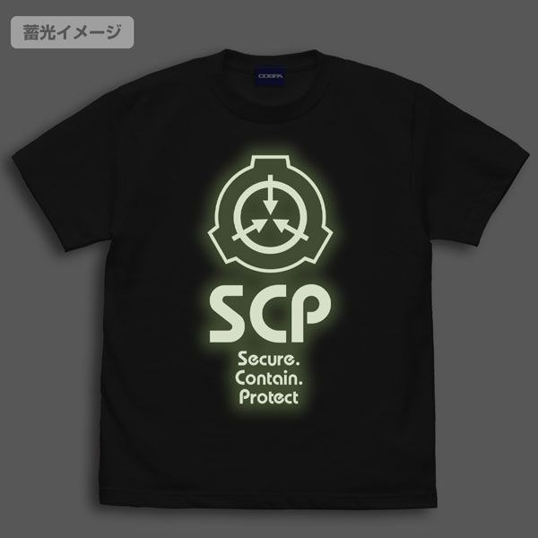 SCP基金會 : 日版 (細碼) 墨黑色 T-Shirt
