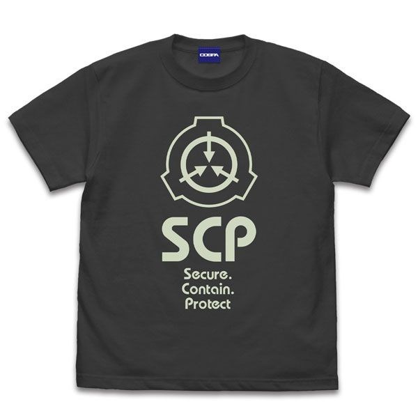 SCP基金會 : 日版 (細碼) 墨黑色 T-Shirt