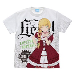LoveLive! Superstar!! (細碼)「平安名堇」Lolita Fashion Ver. 全彩 白色 T-Shirt New Illustration Sumire Heanna Full Graphic T-Shirt Lolita Fashion Ver. /WHITE-S【Love Live! Superstar!!】