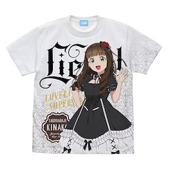 LoveLive! Superstar!! (大碼)「櫻小路希奈子」Lolita Fashion Ver. 全彩 白色 T-Shirt New Illustration Kinako Sakurakouji Full Graphic T-Shirt Lolita Fashion Ver. /WHITE-L【Love Live! Superstar!!】