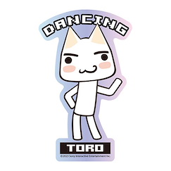 井上多樂 「井上多樂」DANCING 貼紙 (10.9cm × 6.7cm) Dancing Toro Sticker【Toro Inoue】