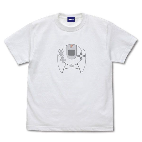 Dreamcast (DC) : 日版 (大碼)「Dreamcast」手掣 白色 T-Shirt