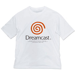 Dreamcast (DC) (大碼)「Dreamcast」寬鬆 白色 T-Shirt Big Silhouette T-Shirt /WHITE-L【Dreamcast】