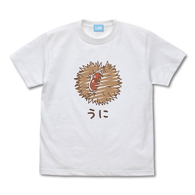 鍊金工房系列 (細碼) 常闇女王與秘密藏身處 海膽 白色 T-Shirt TV Anime Uni T-Shirt /WHITE-S【Atelier Series】