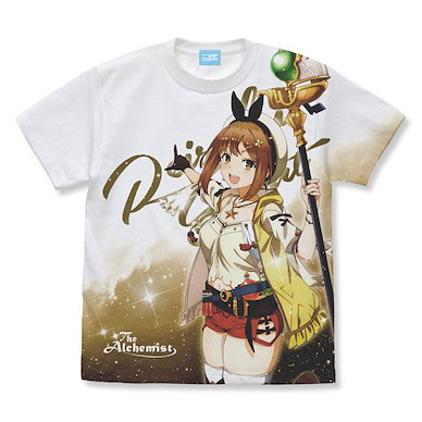 鍊金工房系列 (細碼)「萊莎琳」全彩 白色 T-Shirt TV Anime Ryza Full Graphic T-Shirt /WHITE-S【Atelier Series】