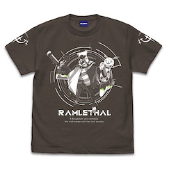 罪惡裝備系列 (加大)「拉姆雷薩爾=瓦倫泰」暗黑 T-Shirt Guilty Gear -STRIVE- Ramlethal T-Shirt /CHARCOAL-XL【Guilty Gear Series】
