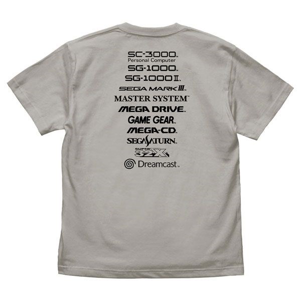 異世界歸來的舅舅 : 日版 (中碼)「SEGAのハードを選んだ人間」淺灰 T-Shirt