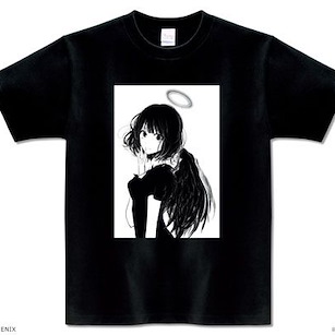 人渣的本願 (加大)「安樂岡花火」黑色 T-Shirt T-Shirt 01 Hanabi【Scum's Wish】