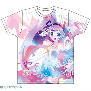 星光樂園 (大碼)「真中菈菈」Hatsune Miku x PriPara T-Shirt Hatsune Miku x PriPara Full Color T-Shirt Laala【PriPara】