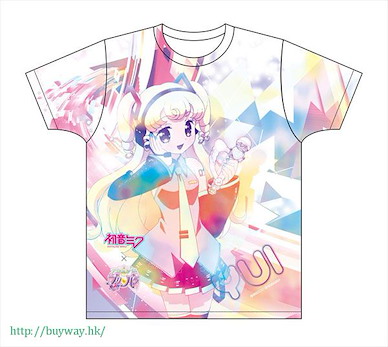 星光樂園 (大碼)「夢川唯」Hatsune Miku x PriPara T-Shirt Hatsune Miku x PriPara Full Color T-Shirt Yui【PriPara】