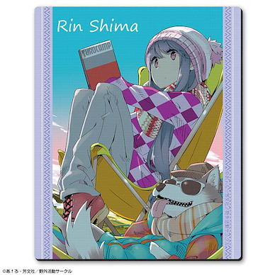 搖曳露營△ 「志摩凜」A 橡膠滑鼠墊 Rubber Mouse Pad Design 06 (Rin Shima /A)【Laid-Back Camp】