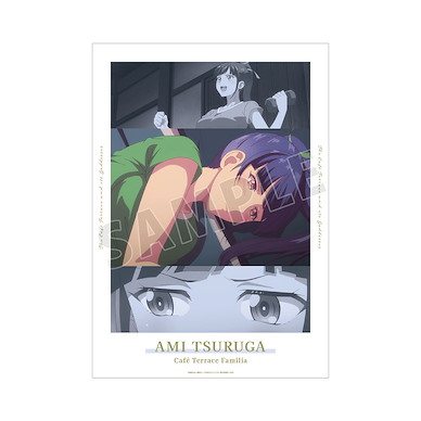 女神咖啡廳 「鶴河秋水」場景描寫 A3 磨砂海報 Tsuruga Ami Scenes A3 Matted Poster【The Cafe Terrace and Its Goddesses】