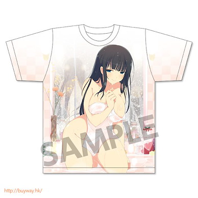 閃亂神樂 (加大)「斑鳩」Girls Double Upper T-Shirt 白色 Girls Double Upper T-Shirt Ikaruga (XL Size)【Senran Kagura】
