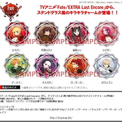 Fate系列 : 日版 玻璃色彩金屬掛飾 Fate/EXTRA Last Encore ver. (8 個入)