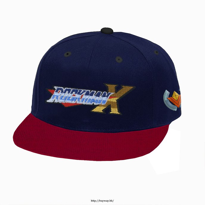 洛克人系列 : 日版 「ROCKMANX」紅 × 藍色 Cap帽