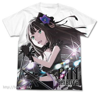 偶像大師 灰姑娘女孩 (中碼)「澀谷凜」全彩 T-Shirt New Generation Rin Shibuya Full Graphic T-Shirt / WHITE - M【The Idolm@ster Cinderella Girls】