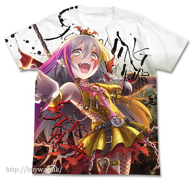 偶像大師 灰姑娘女孩 (細碼)「星輝子」吸血鬼 全彩 T-Shirt Screaming Vampire Shouko Hoshi Full Graphic T-Shirt / WHITE - S【The Idolm@ster Cinderella Girls】