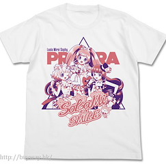 星光樂園 (大碼)「菈菈 + 米蕾 + 蘇菲」T-Shirt 白色 SoLaMi SMILE Team T-Shirt / WHITE - L【PriPara】