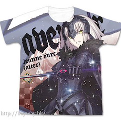 Fate系列 : 日版 (大碼)「Ruler (Jeanne d'Arc 聖女貞德)」(Alter) 白色 全彩 T-Shirt