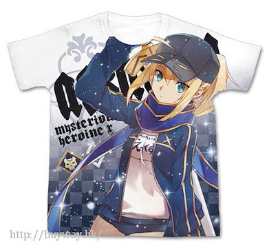 Fate系列 (細碼)「Mysterious Heroine X」白色 全彩 T-Shirt Mysterious Heroine X Full Graphic T-Shirt / WHITE - S【Fate Series】