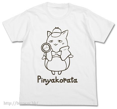 偶像大師 灰姑娘女孩 (中碼)「ぴにゃこら太」T-Shirt 白色 Miyako Anzai's Pinyakorata T-Shirt / WHITE - M【The Idolm@ster Cinderella Girls】