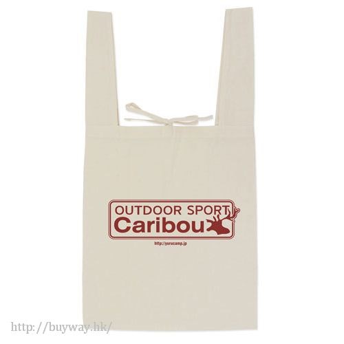 搖曳露營△ : 日版 「Caribou」米白 購物袋