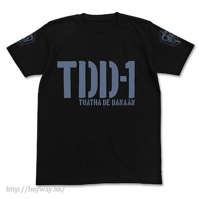 驚爆危機 (細碼)「TDD-1」軍事 黑色 T-Shirt TDD-1 Military T-Shirt / BLACK-S【Full Metal Panic!】