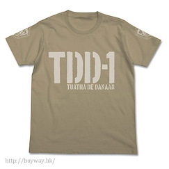 驚爆危機 (大碼)「TDD-1」軍事 深卡其色 T-Shirt TDD-1 Military T-Shirt / SAND KHAKI-L【Full Metal Panic!】