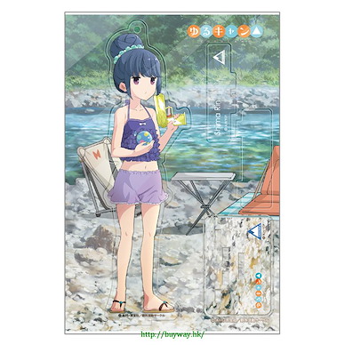 搖曳露營△ 「志摩凜」夏日露營 亞克力企牌 Original Illustration Acrylic Stand Shima Rin -Summer Camp Ver.-【Laid-Back Camp】