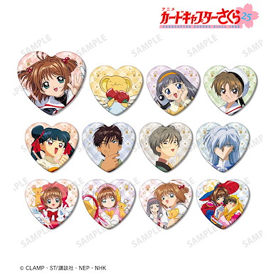 百變小櫻 Magic 咭 心形徽章 (12 個入) Heart Can Badge (12 Pieces)【Cardcaptor Sakura】
