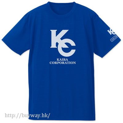 遊戲王 系列 : 日版 (大碼) "KC" 吸汗快乾 鈷藍色 T-Shirt