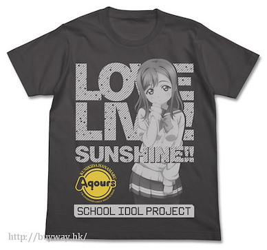 LoveLive! Sunshine!! (細碼)「國木田花丸」墨黑色 T-Shirt Hanamaru Kunikida T-Shirt / SUMI - S【Love Live! Sunshine!!】