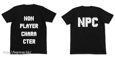 Item-ya (細碼) "NPC" 黑色 T-Shirt NPC ga Kiteru T-Shirt / BLACK - S【Item-ya】