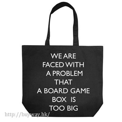Item-ya : 日版 「Board Game Box Is Too Big」黑色 大容量 手提袋