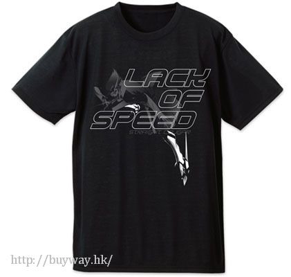 超能奇兵 : 日版 (大碼)「史德雷特‧庫卡」LACK of SPEED 吸汗快乾 黑色 T-Shirt